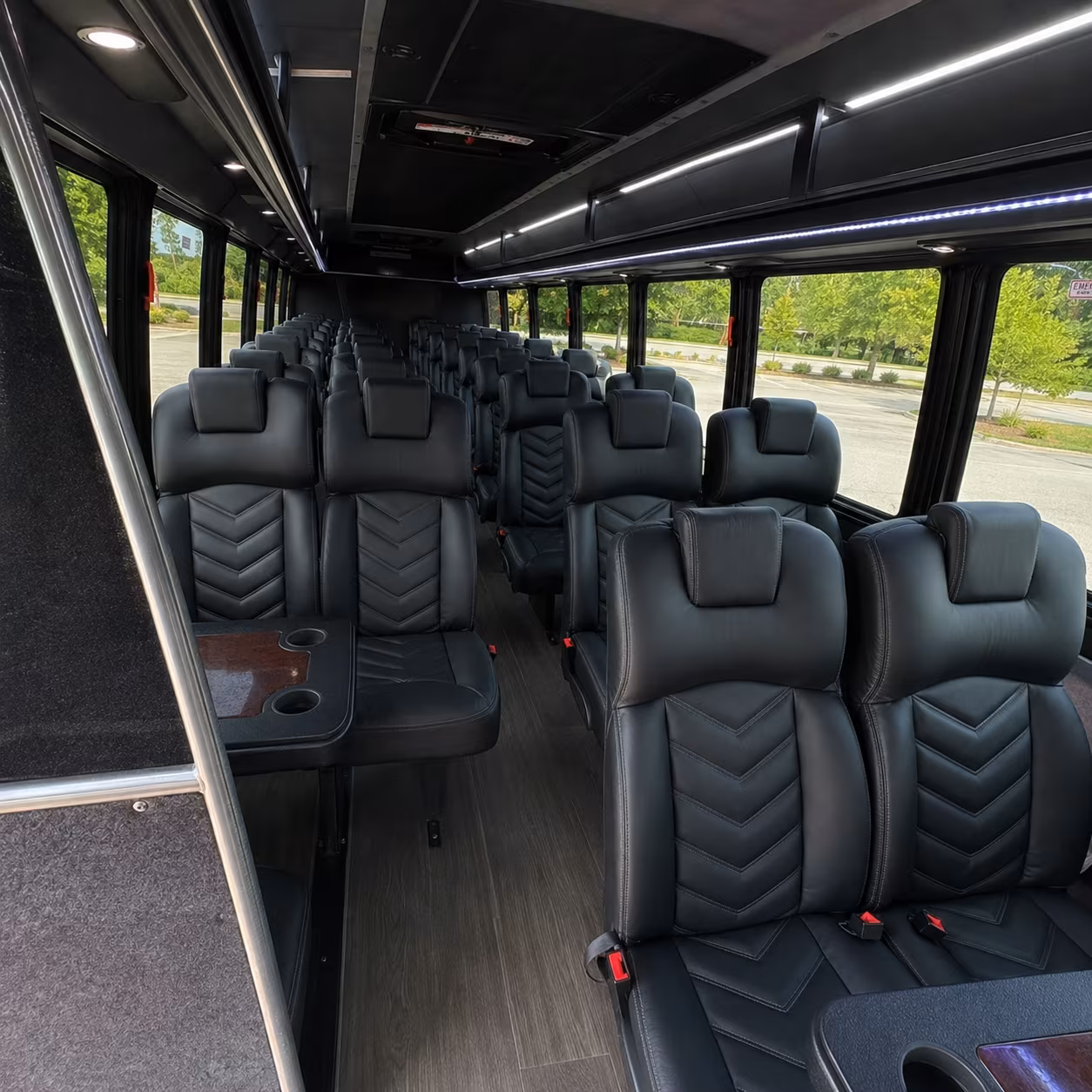 employee shuttle buses for springdale s largest employers