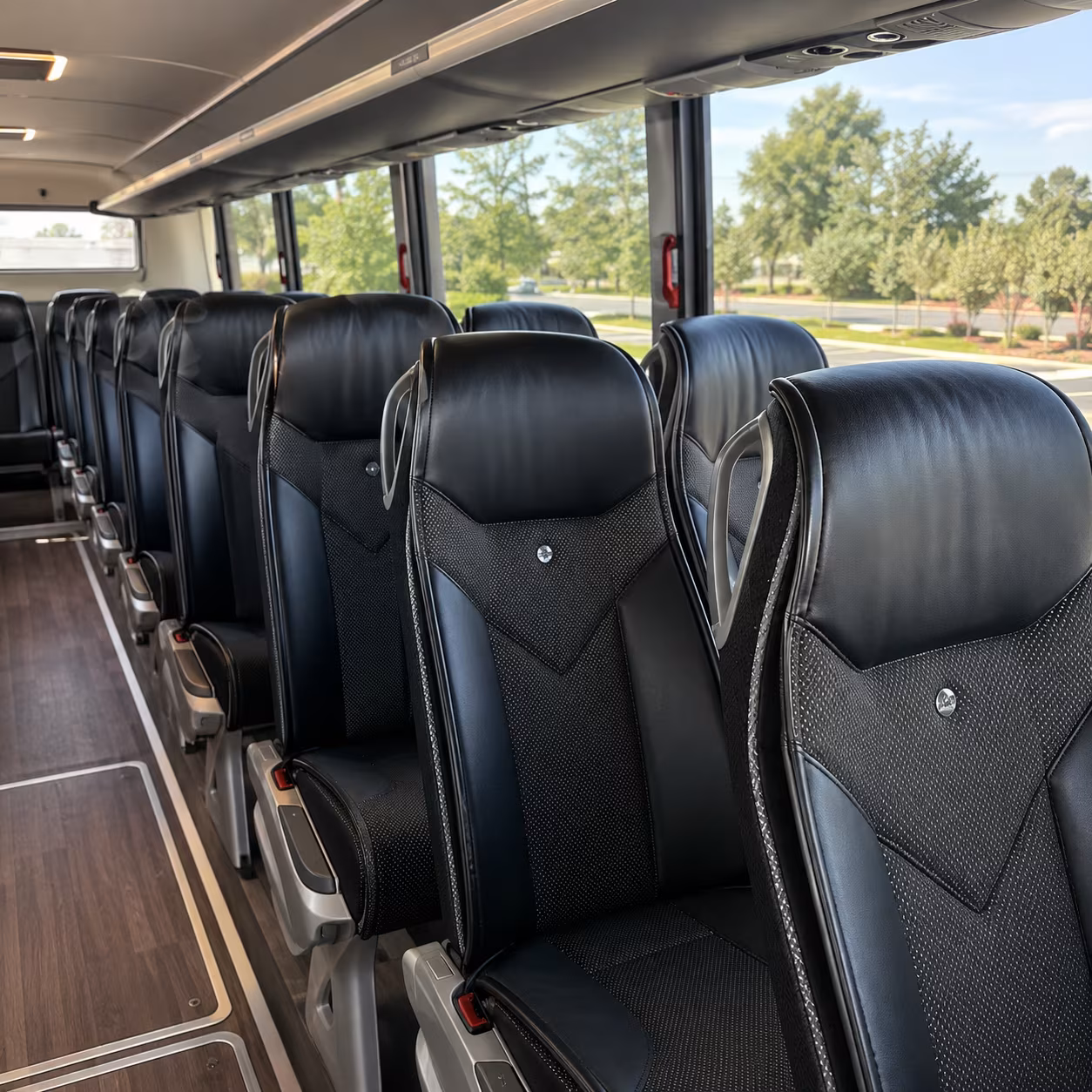 long distance charter buses for arkansas razorback away games and road trips