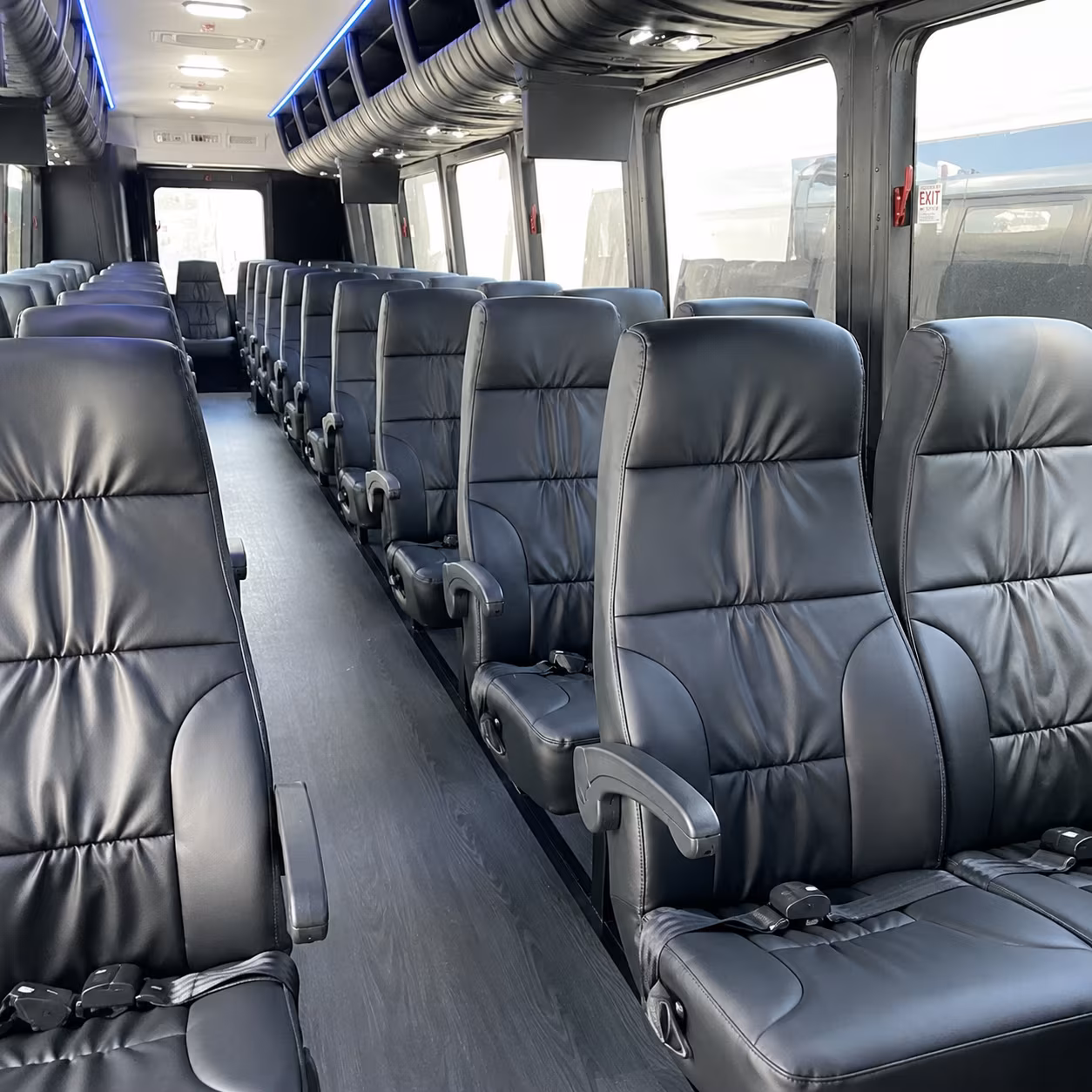 springdale 25 passenger minibus interior