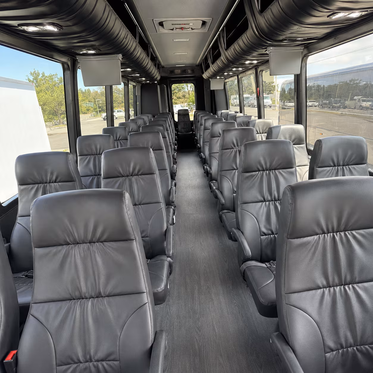 springdale 35 passenger minibus interior
