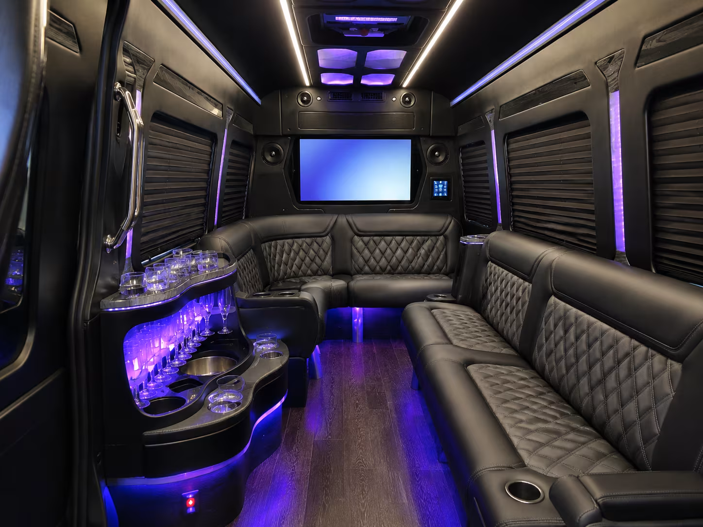 springdale airport transportation onboard seating