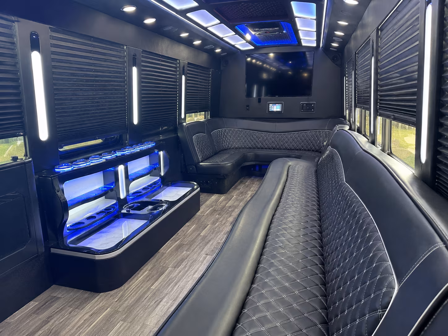 springdale crystal bridges museum party bus rental
