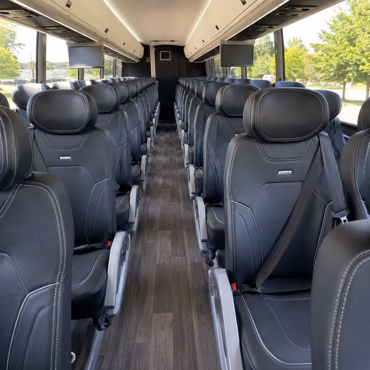 springdale government military charter bus rental