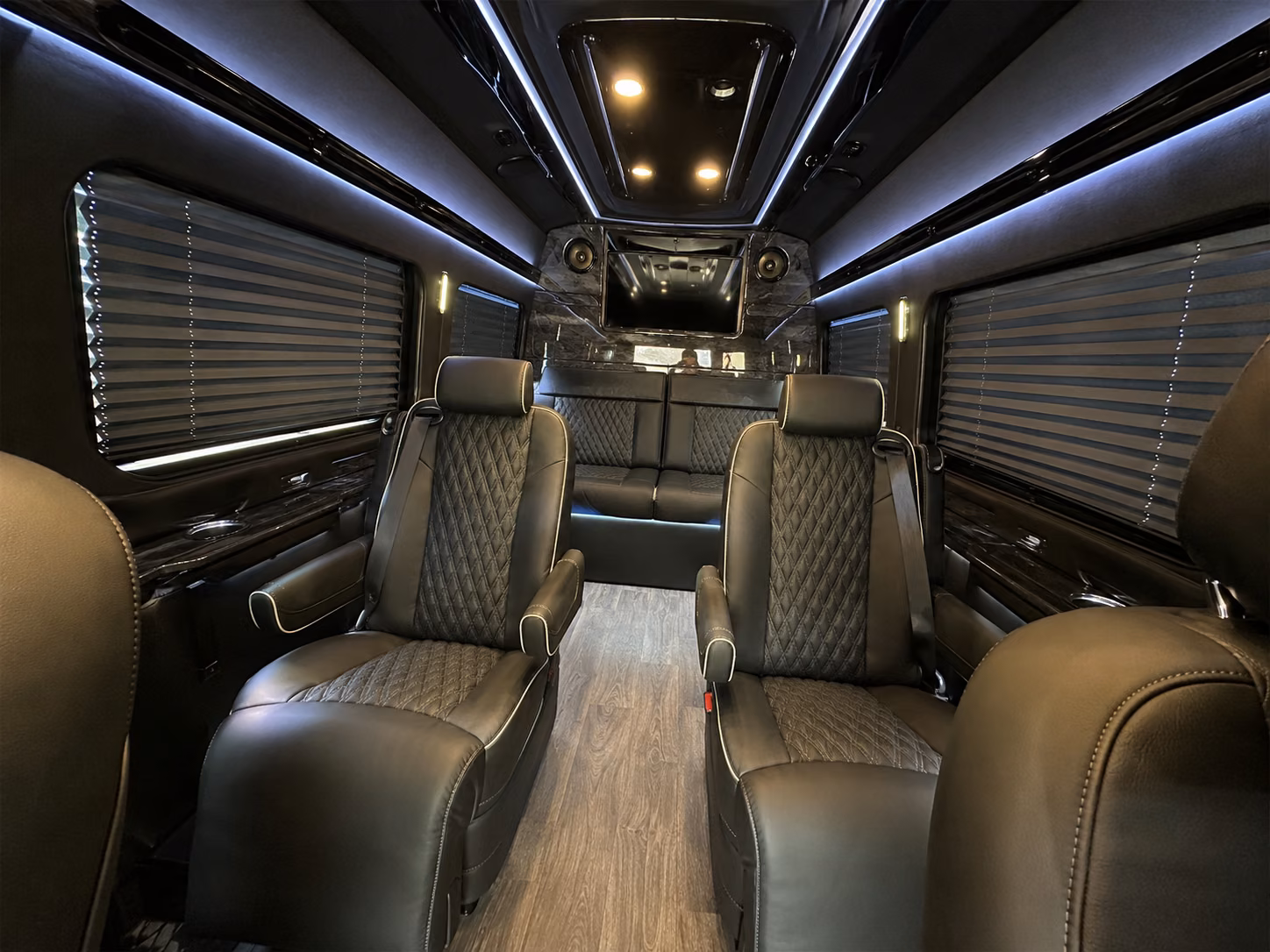 springdale sprinter van with driver inside