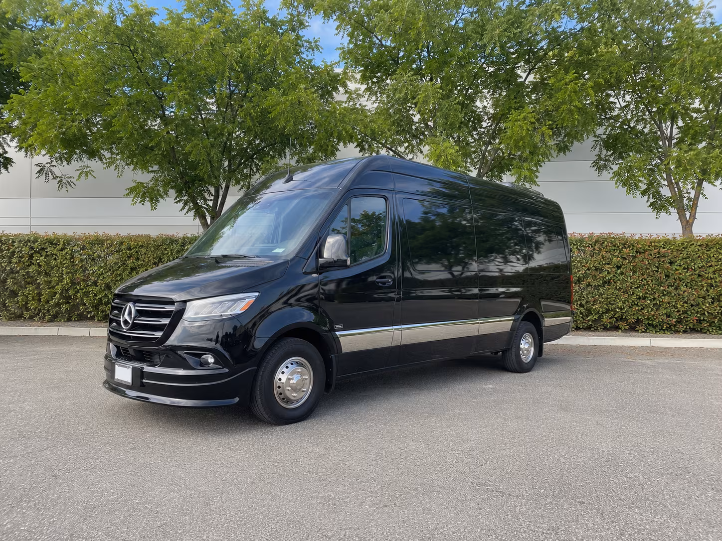 sprinter van minibus rentals for small group airport transfers in springdale